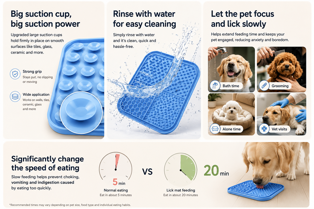 PetalLick™: Calm & Slow Silicone Feeding Mat Pet Bloom Studio