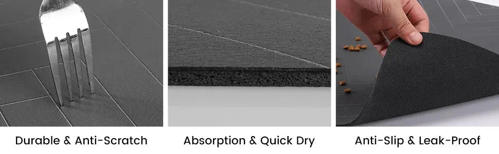 SplashGuard™: Absorbent Quick-Dry Pet Placemat Pet Bloom Studio