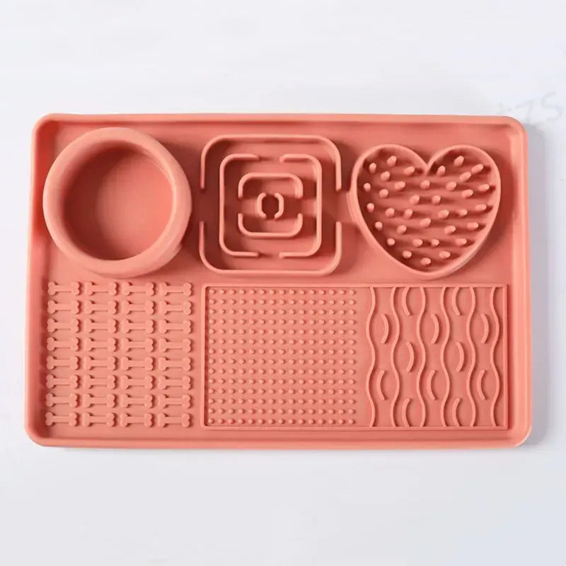 PetalLick Pro™: Silicone Slow Feeder & Interactive Treat Dispenser Pet Bloom Studio