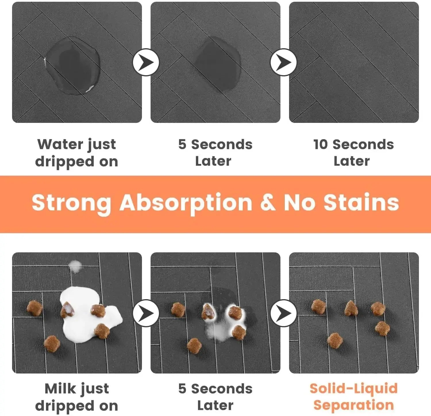 SplashGuard™: Absorbent Quick-Dry Pet Placemat Pet Bloom Studio
