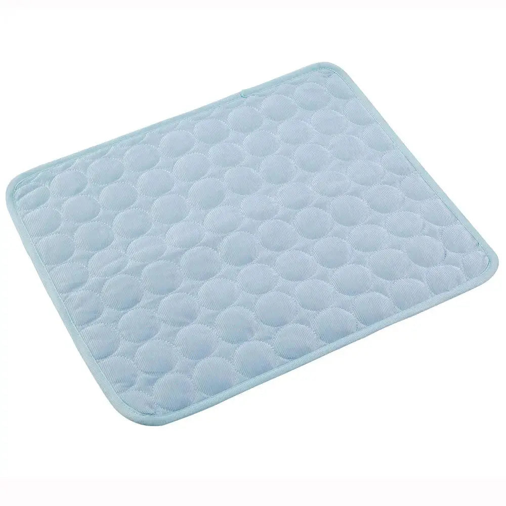 Summer Cooling Pet Mat – Ice Silk Bed for Dogs & Cats Pet Bloom Studio