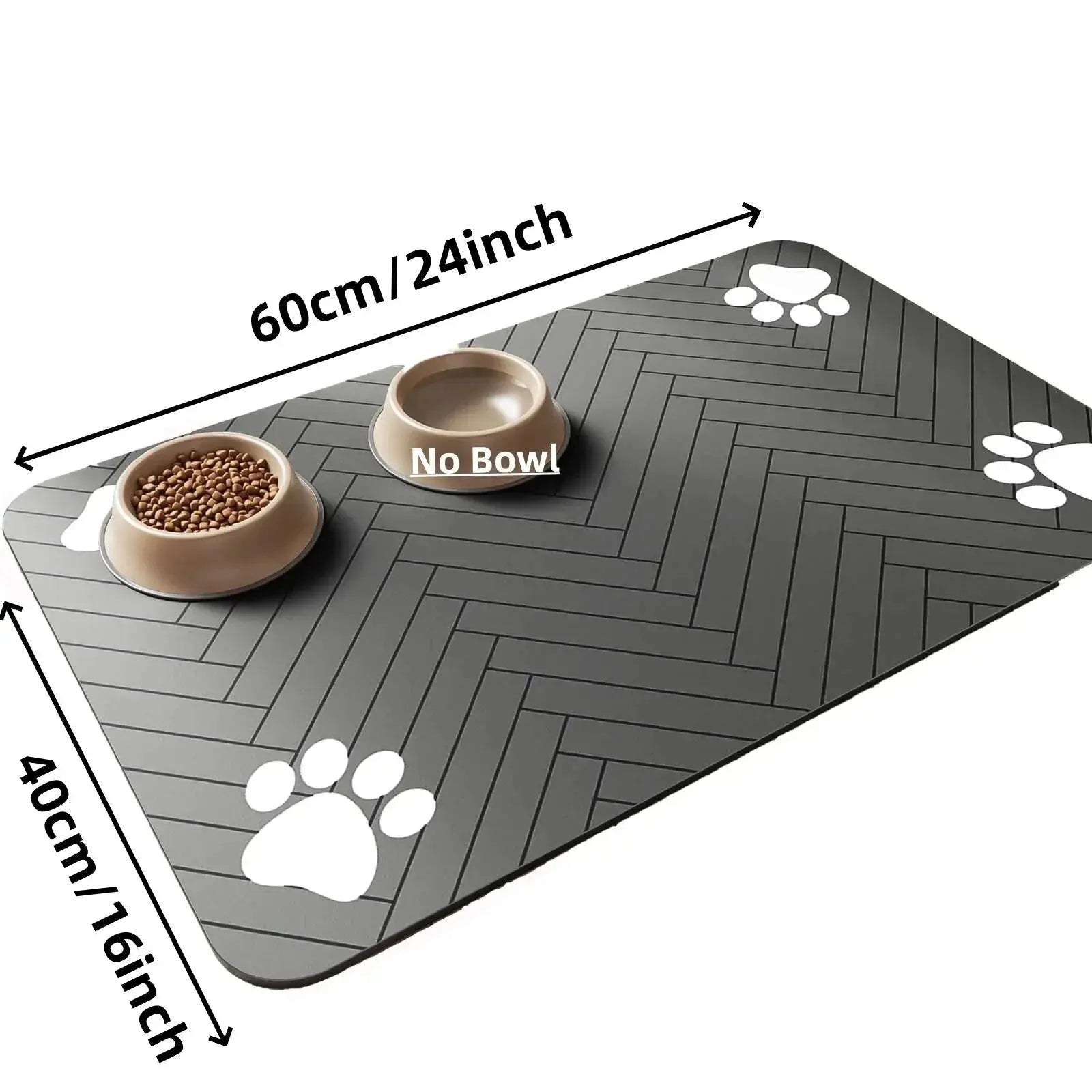 SplashGuard™: Absorbent Quick-Dry Pet Placemat Pet Bloom Studio