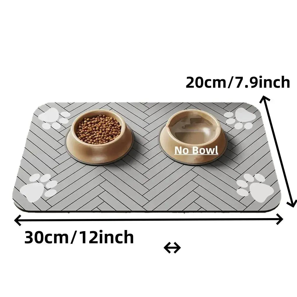 SplashGuard™: Absorbent Quick-Dry Pet Placemat Pet Bloom Studio