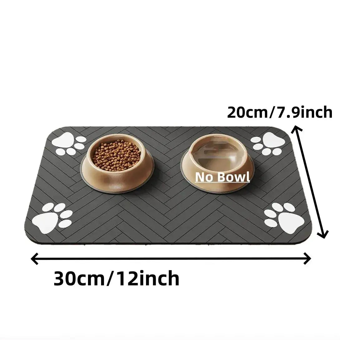 SplashGuard™: Absorbent Quick-Dry Pet Placemat Pet Bloom Studio