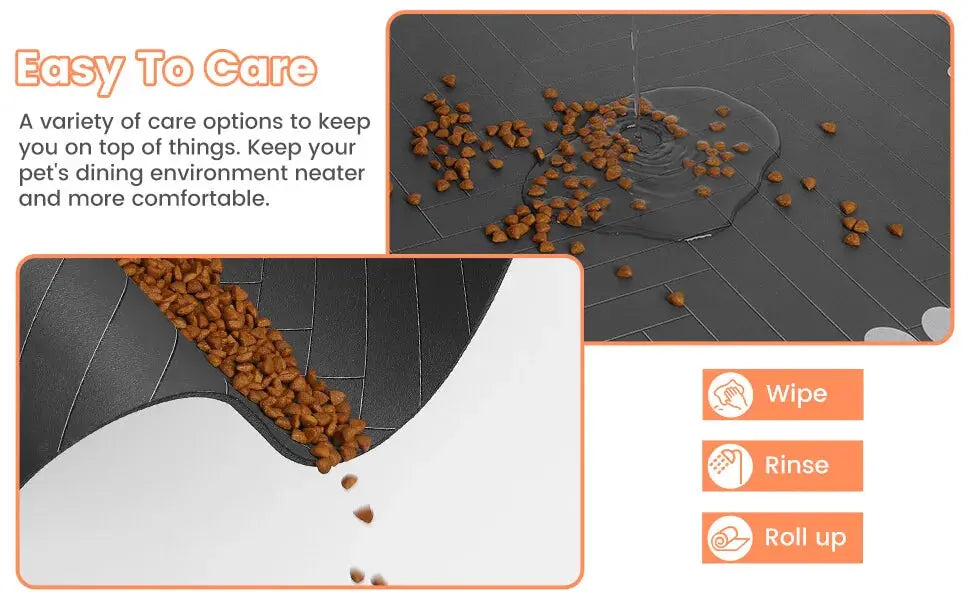 SplashGuard™: Absorbent Quick-Dry Pet Placemat Pet Bloom Studio